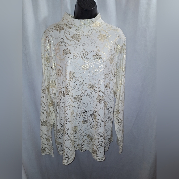 Studio works  graphic turtleneck size 2X - Picture 1 of 5